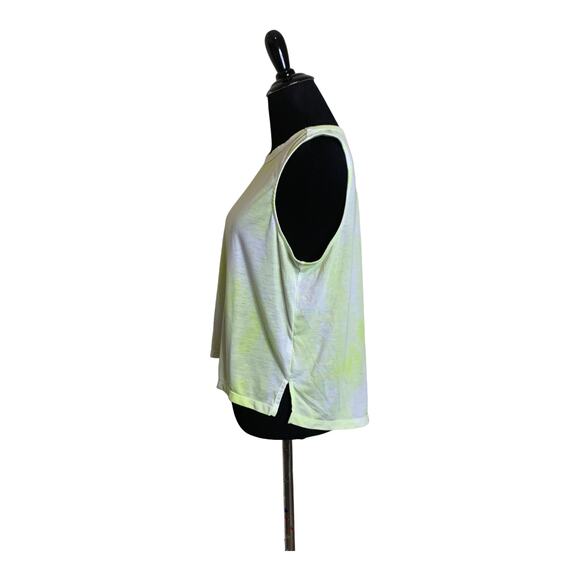 Old Navy active tied dye yellow muscle top size Medium - Picture 6 of 10